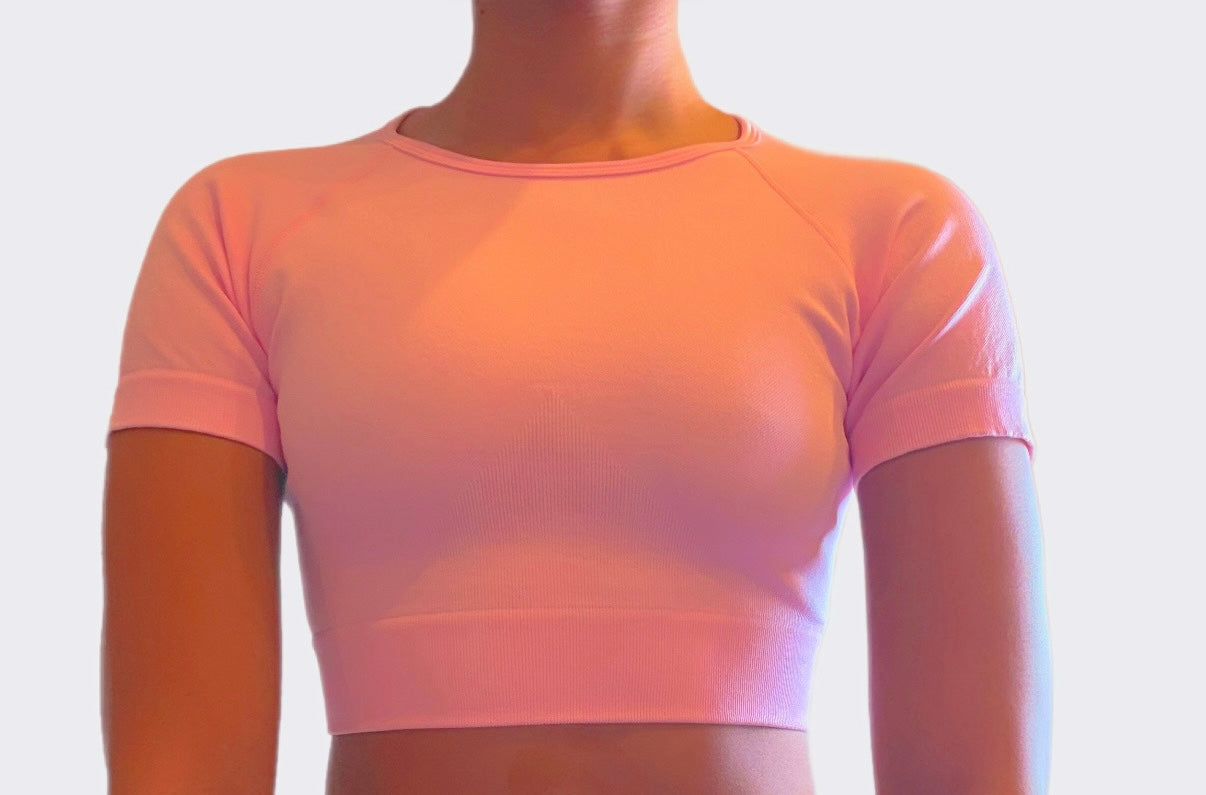 Cotton candy crop top outlet