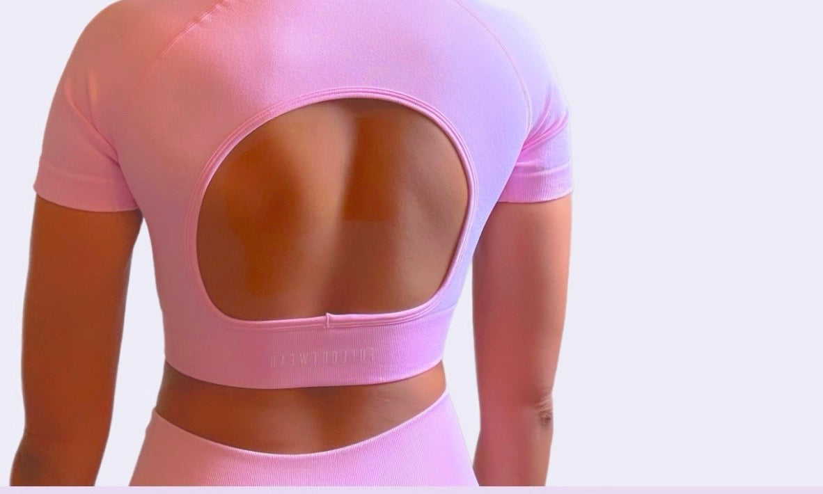 Cotton Candy  Cropped top